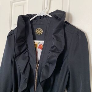 Anthropologie Ruffle coat